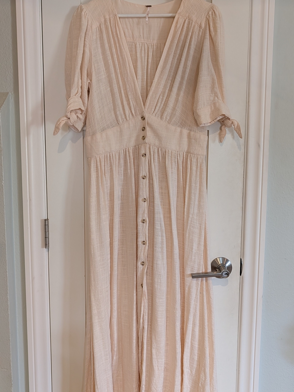 Free People Love of My Life Midi Dress Pink Medium Like New